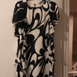 Black and cream  dress